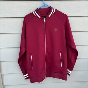 Cruyff Santino Scuba Track Jacket Rhubarb Red Size L